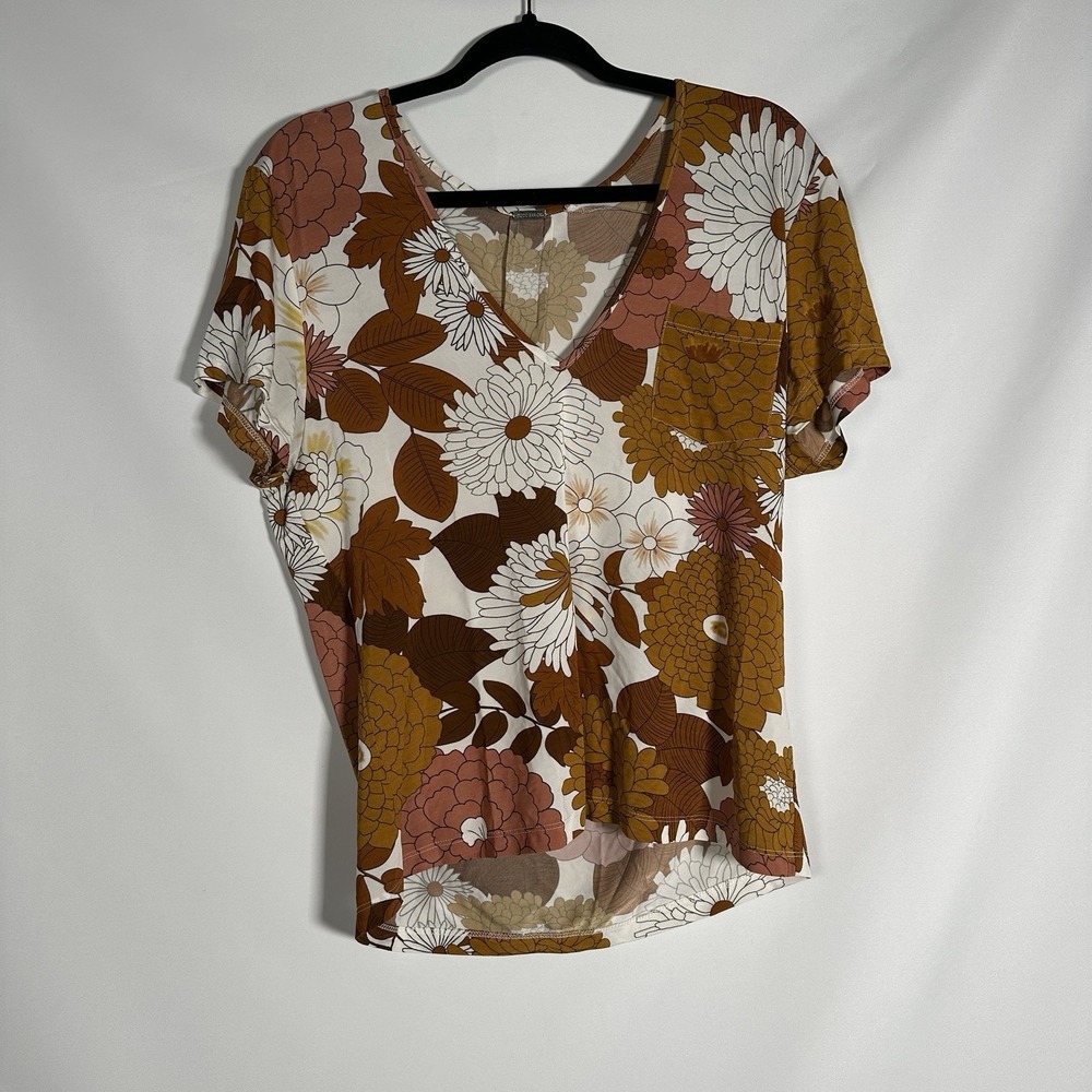 Dodo‎ Bar Or Silk Floral Retro Top Size 42 M 12